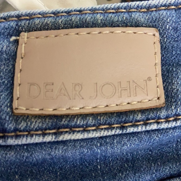 Dear John Liam Straight Distressed Medium Wash Jeans - Size 31 - Picture 8 of 9